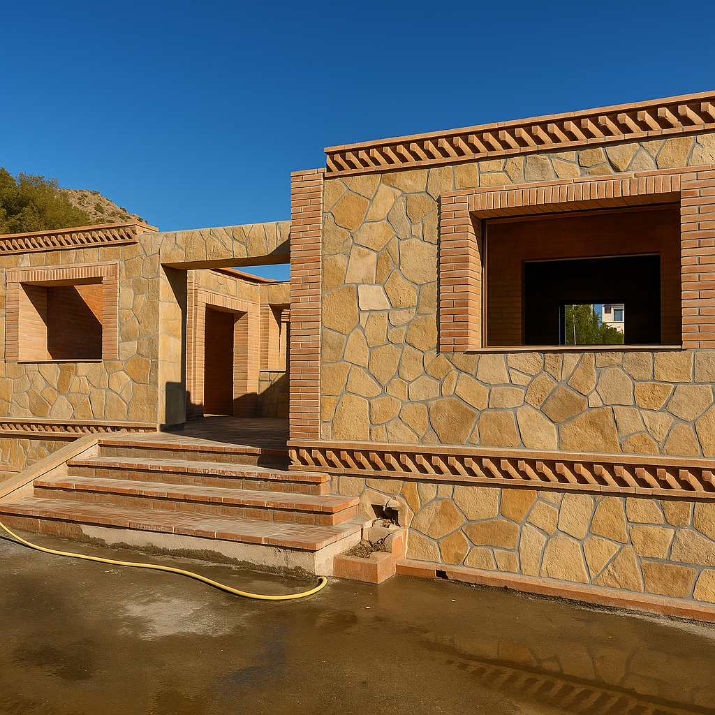 Elaboración y colocación de piedra